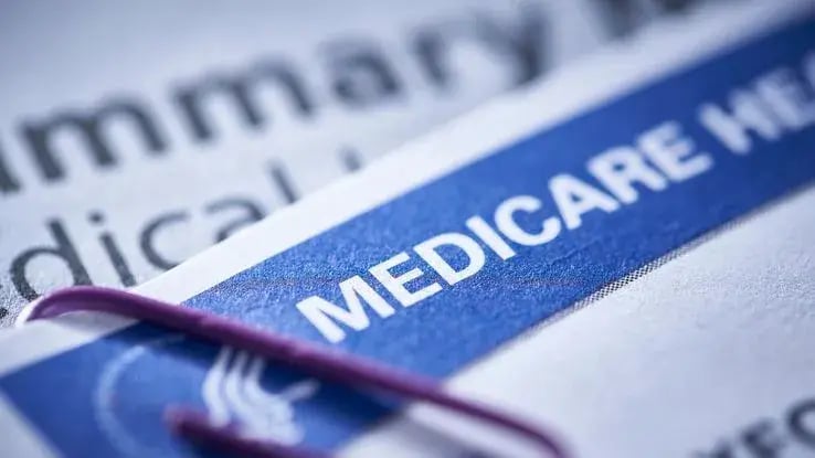 Image of a Medicare card, relevant to IRMAA premium increases for high-income earners
